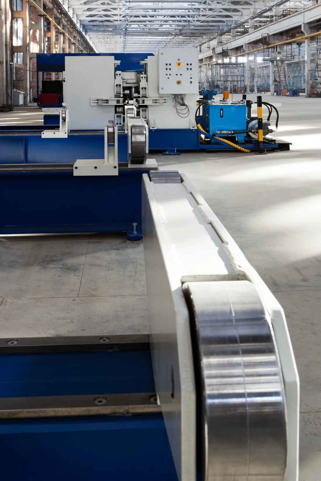 Machinery inside the Apple PVC plant.