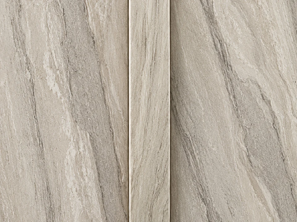 Board with a matching Apple PVC edge band: marble and stones